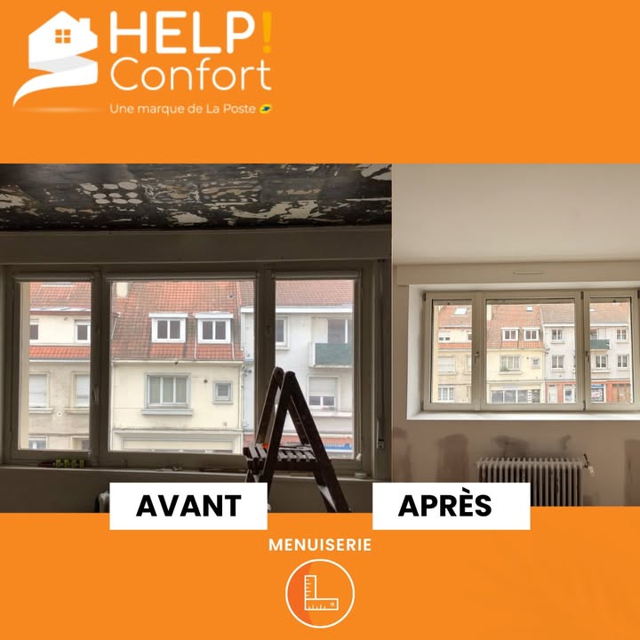 Remplacement de menuiserie & rénovation de pièce chez notre cliente