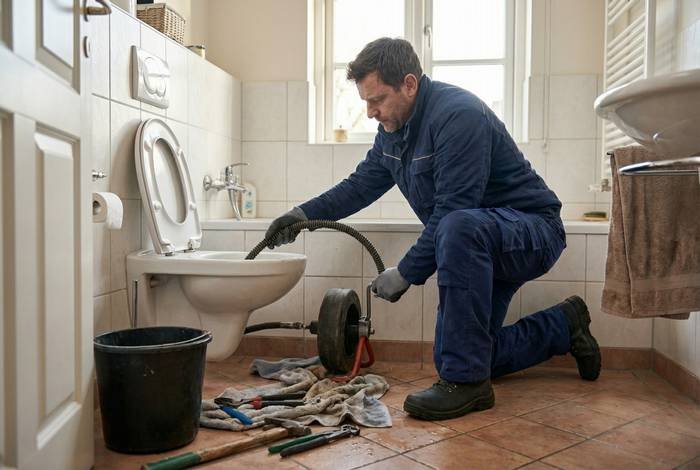 Débouchage canalisation — furet professionnel